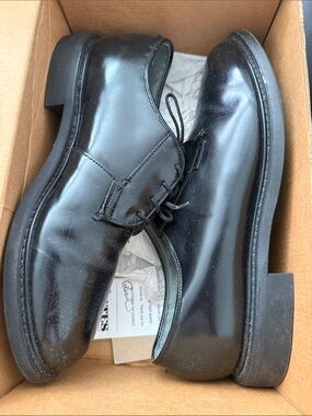 Bates Black Polished Combat & Moto Lace-Up Shoes 10.5 women’s